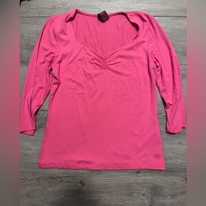 Olsen Pink Women's Top